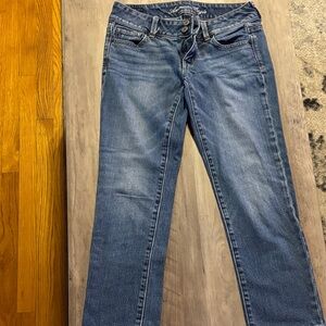 American Eagle Outfitters Classic Blue Straight Leg Jeans